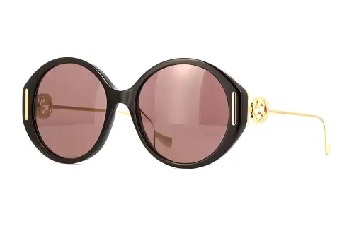 GUCCI Sunglasses Women's Black/Gold
