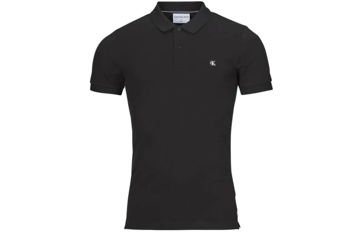 CALVIN KLEIN Polo Shirt Men's Black