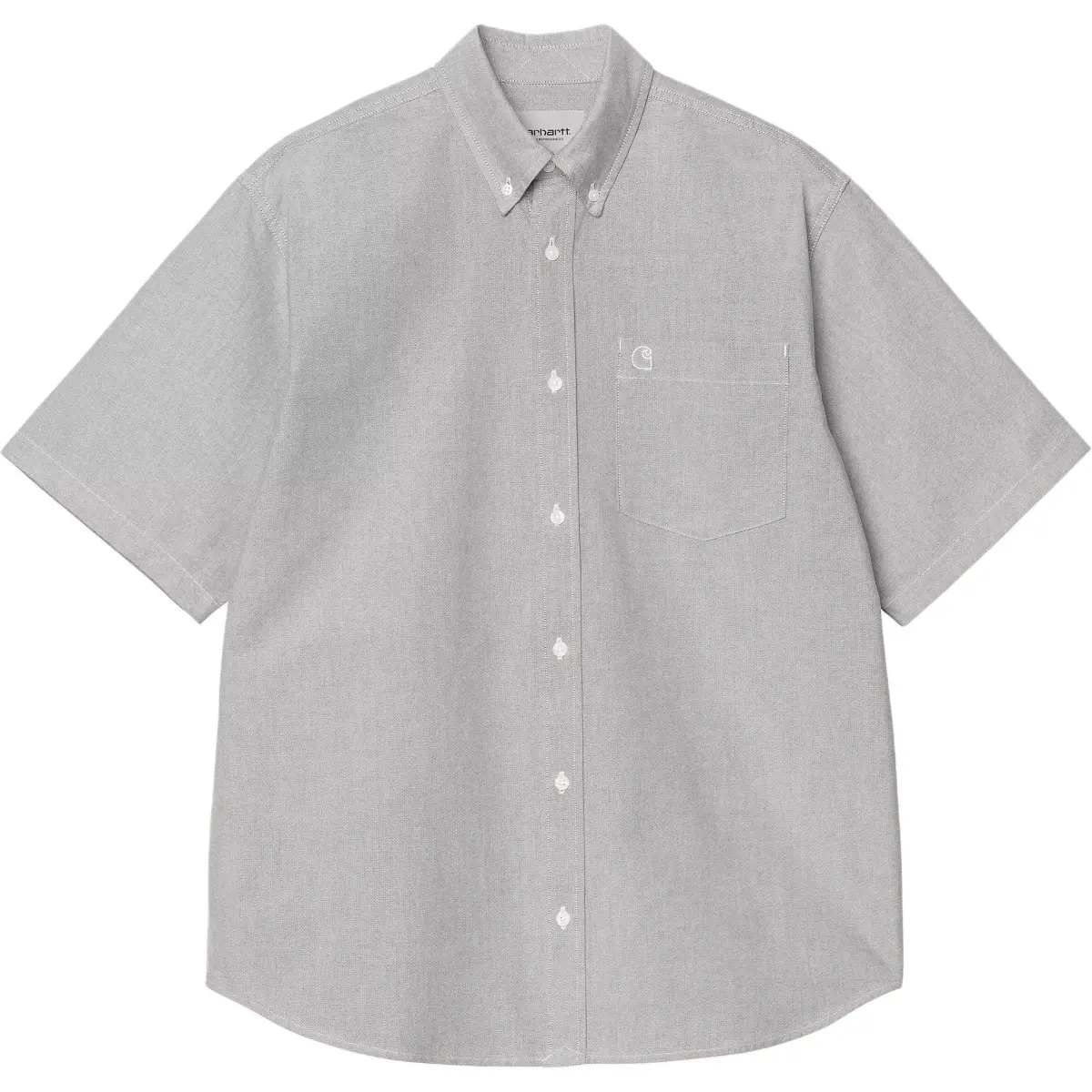 Carhartt WIP SS25 S/S Braxton Shirt Men's Gray