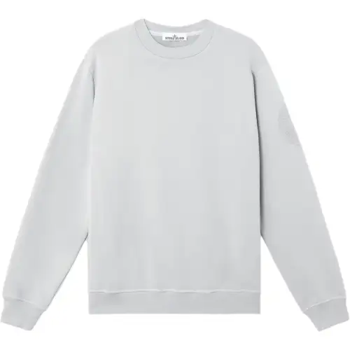 STONE ISLAND Logo Detailed Crewneck Sweatshirt