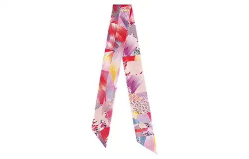 HERMES MARBLE SILK Scarf Women's Multicolor