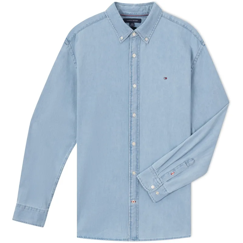 Tommy Hilfiger Shirt Men's Denim Blue