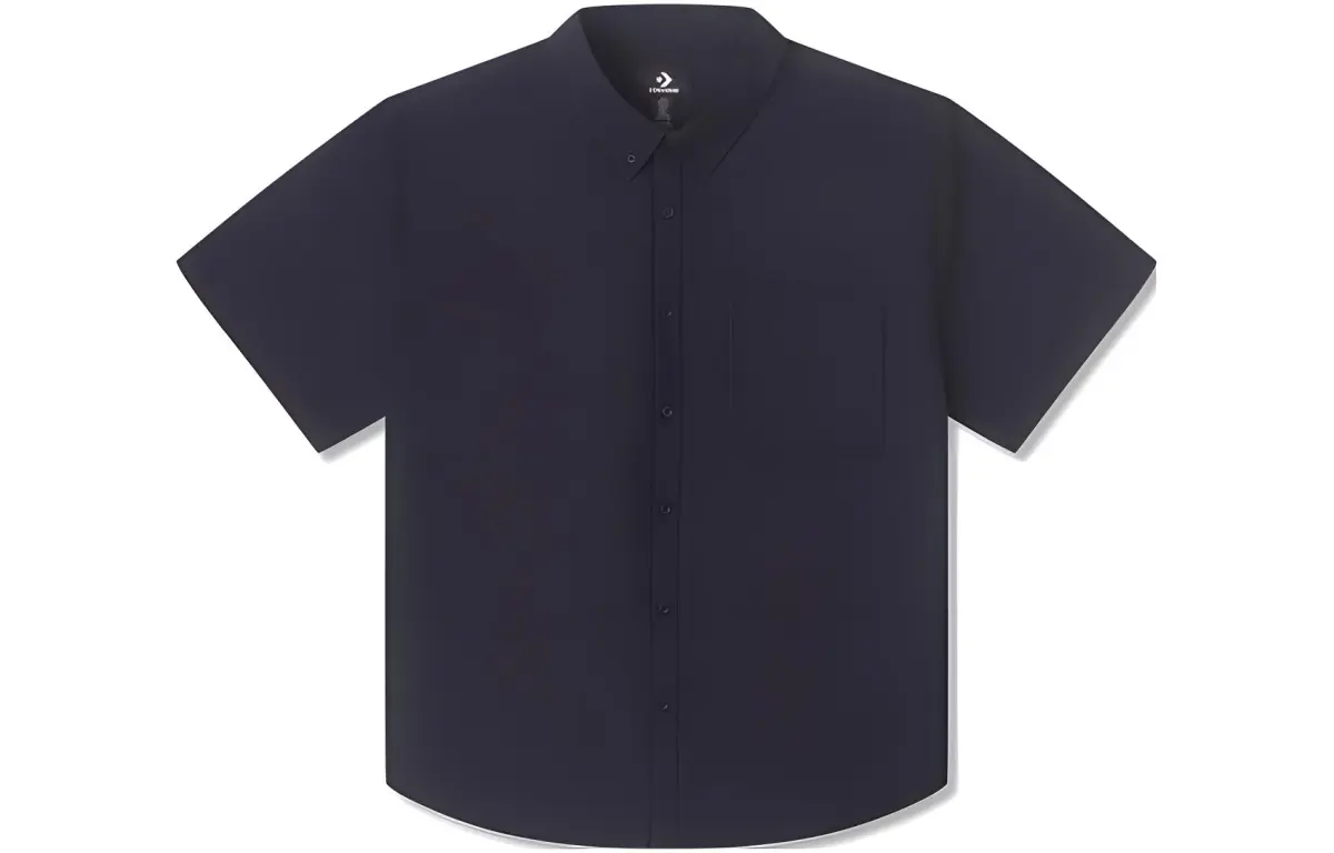 Converse Shirts Men's Navy Blue Lapel Moderate Other