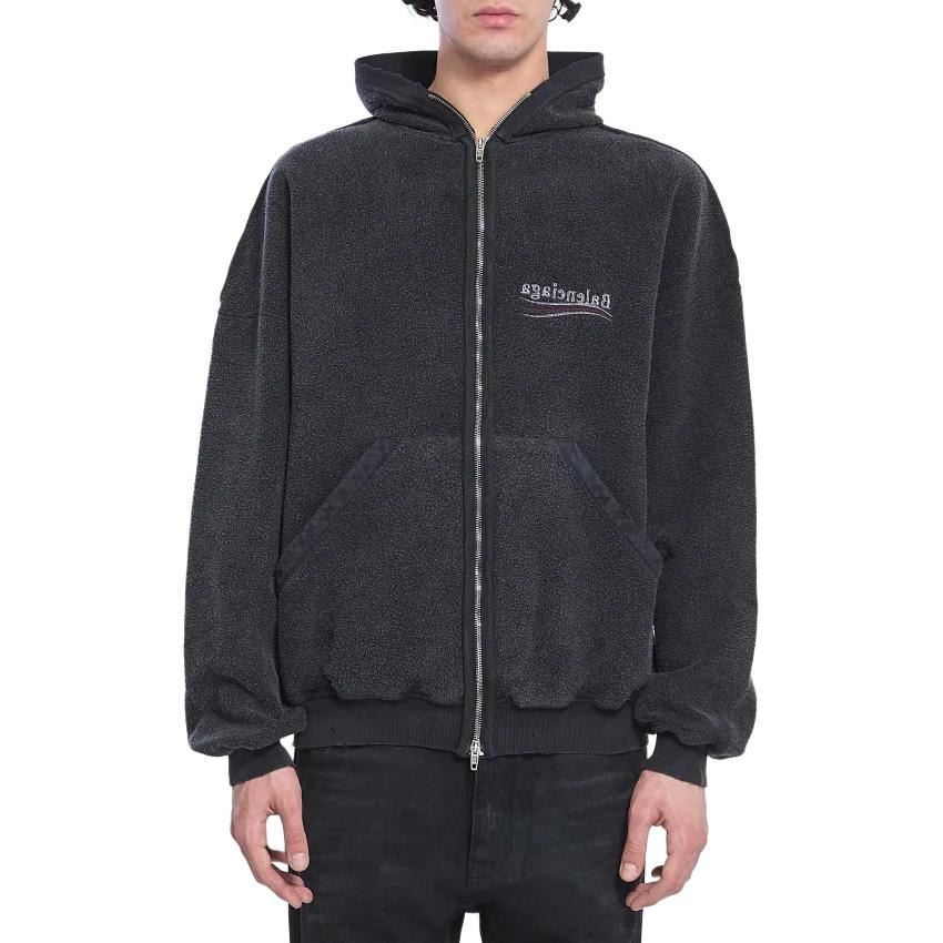 Худи Balenciaga (темно-серое)