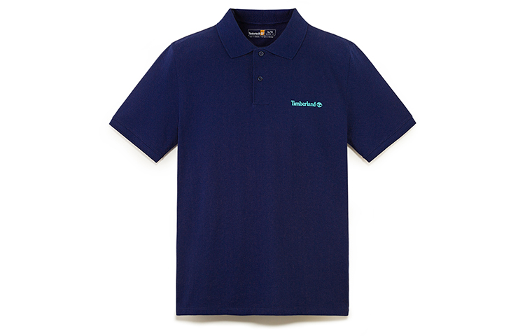 Мужская футболка Timberland POLO (темно-синяя)