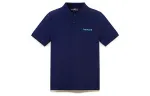Timberland Polo Shirt Men's Sea Blue Canvas