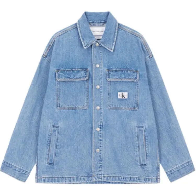 CALVIN KLEIN Calvin Klein Love Attraction Collection Shirt Men's Denim Blue