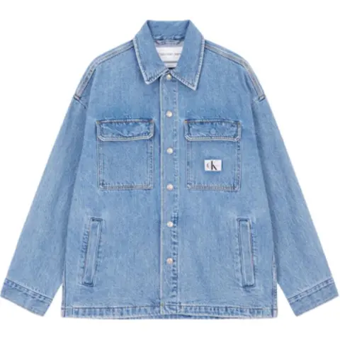 CALVIN KLEIN Calvin Klein Love Attraction Collection Shirt Men's Denim Blue