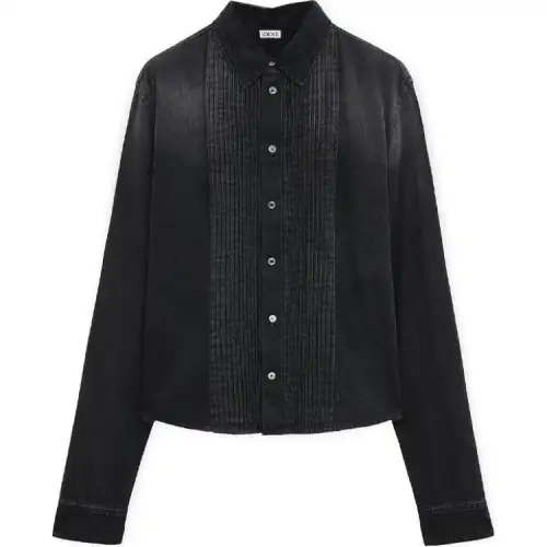 LOEWE FW24 Shirt Men's Washed Black