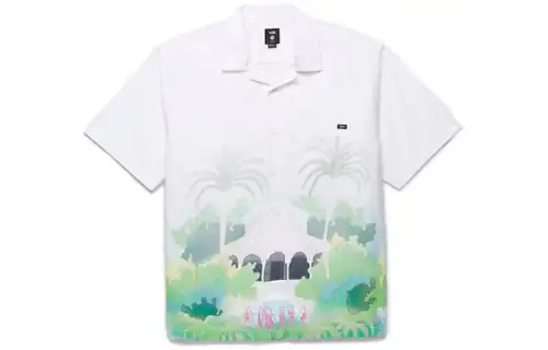 Vans Shirts Men's White Lapel Moderate Other