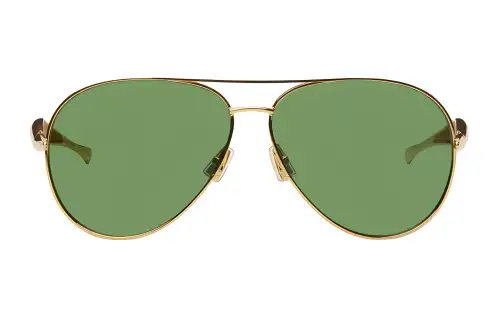 Bottega Veneta Aviator Frame Sunglasses