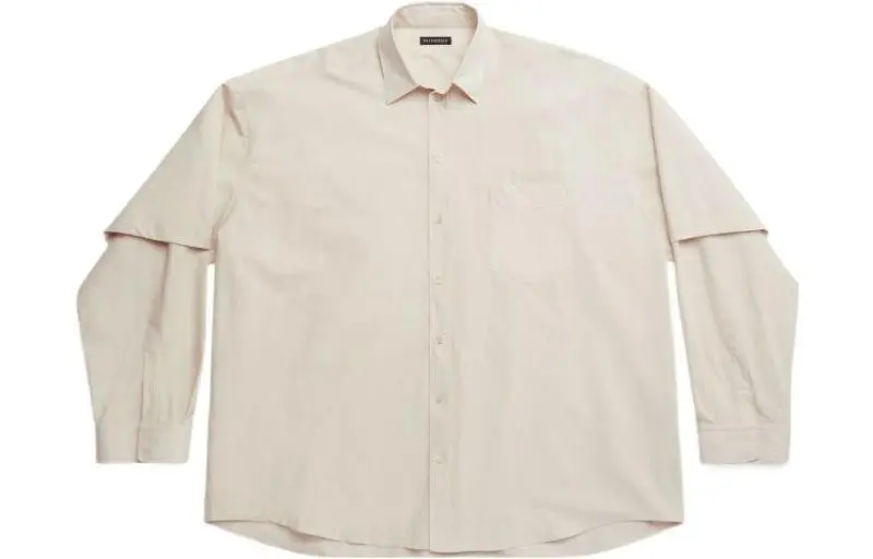 Balenciaga Shirts Men's White Square Collar Moderate Other