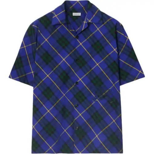 Burberry Checkered Short-Sleeve Shirt