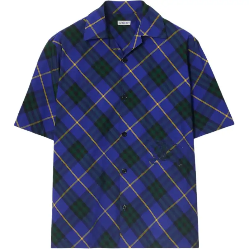 Burberry Checkered Short-Sleeve Shirt