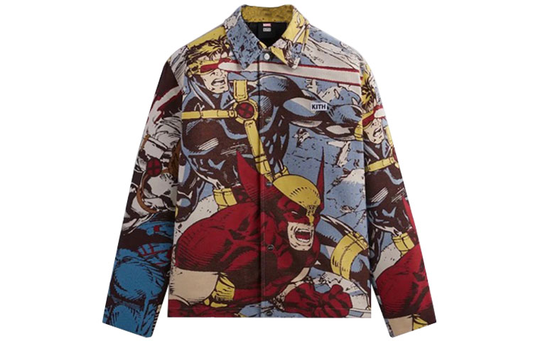 Рубашка KITH x Marvel SS23 X-Men (разноцветная)