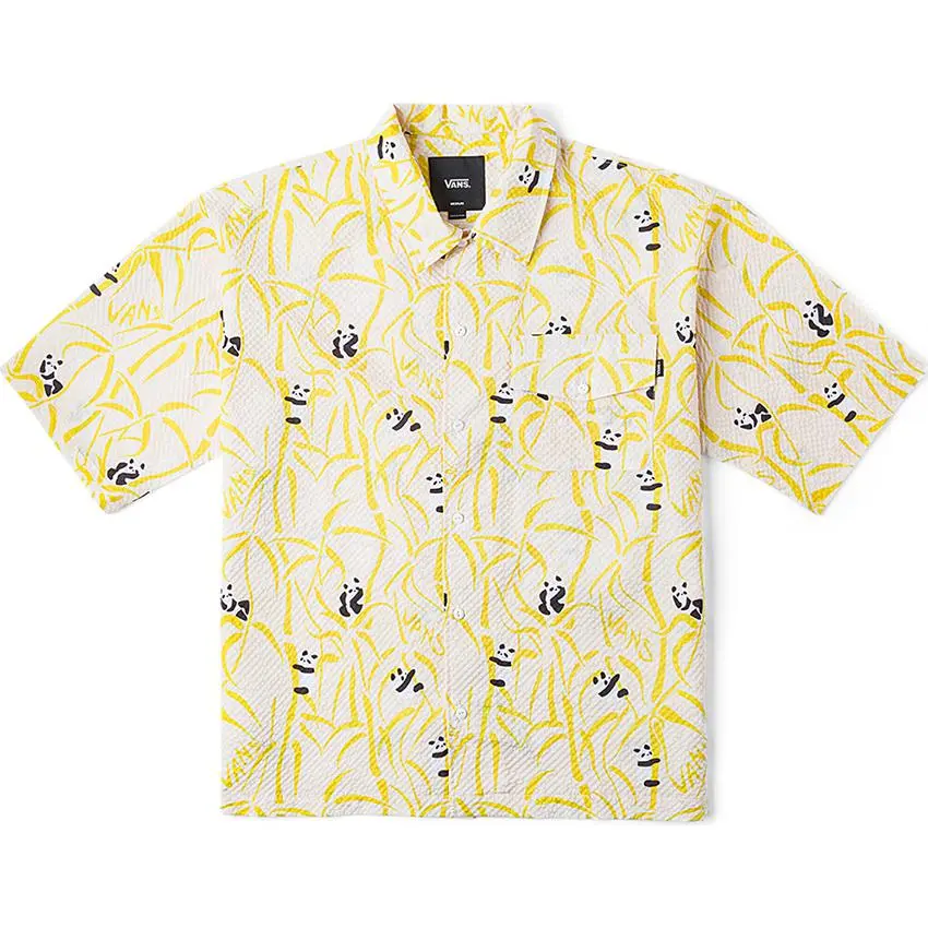 Vans Shirts Unisex Yellow Lapel Moderate Other