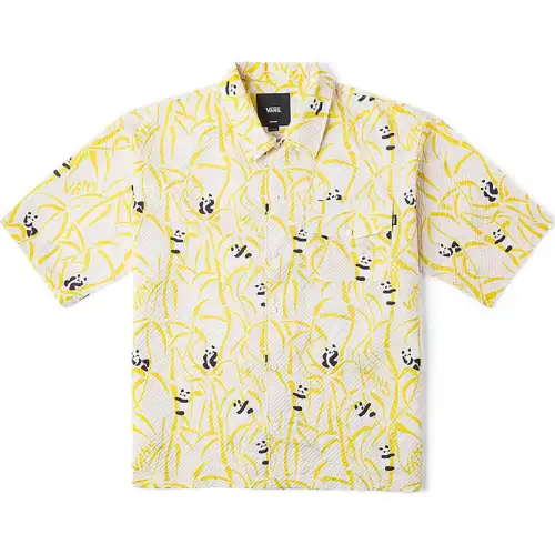 Vans Shirts Unisex Yellow Lapel Moderate Other