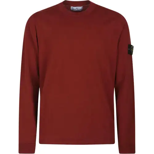 STONE ISLAND Logo Patch Crewneck Jumper