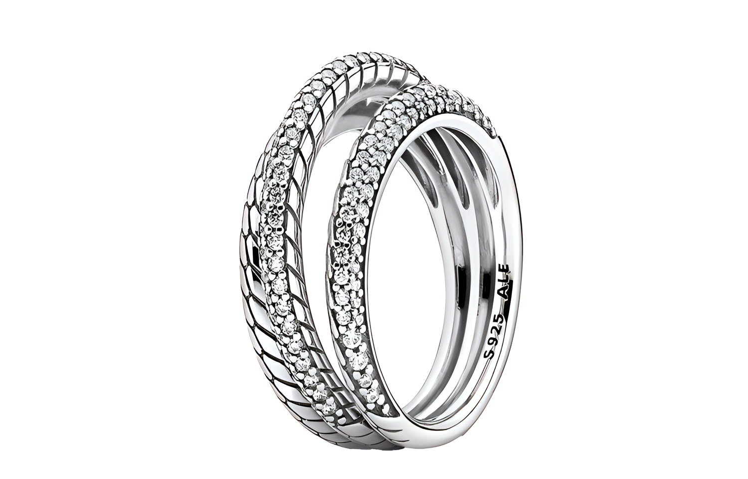 Кольцо Pandora Pavé 925 (серебряное) — фото 2
