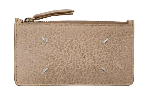 Maison Margiela Leather Wallet, Card Holder Women's Brown