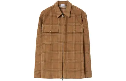 【Previous Season】checked corduroy overshirt