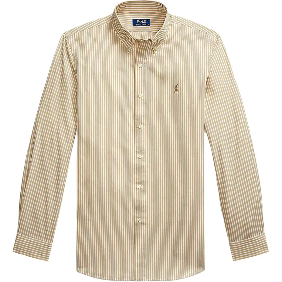 Polo Ralph Lauren Shirt Mixed Shipment Men's Coast Beige & White