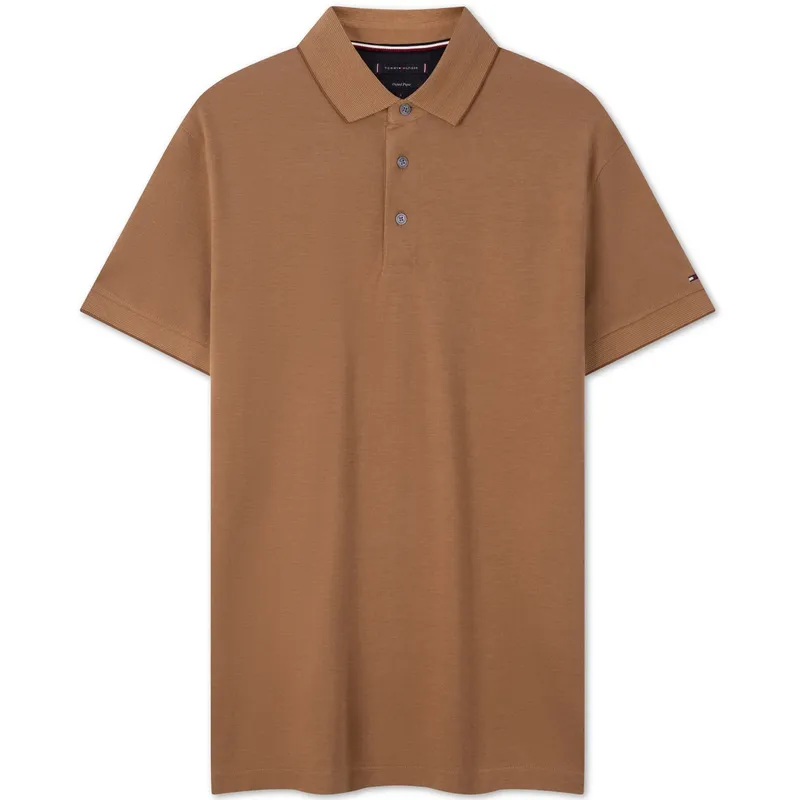 Tommy Hilfiger Mélange-effect Polo Shirt