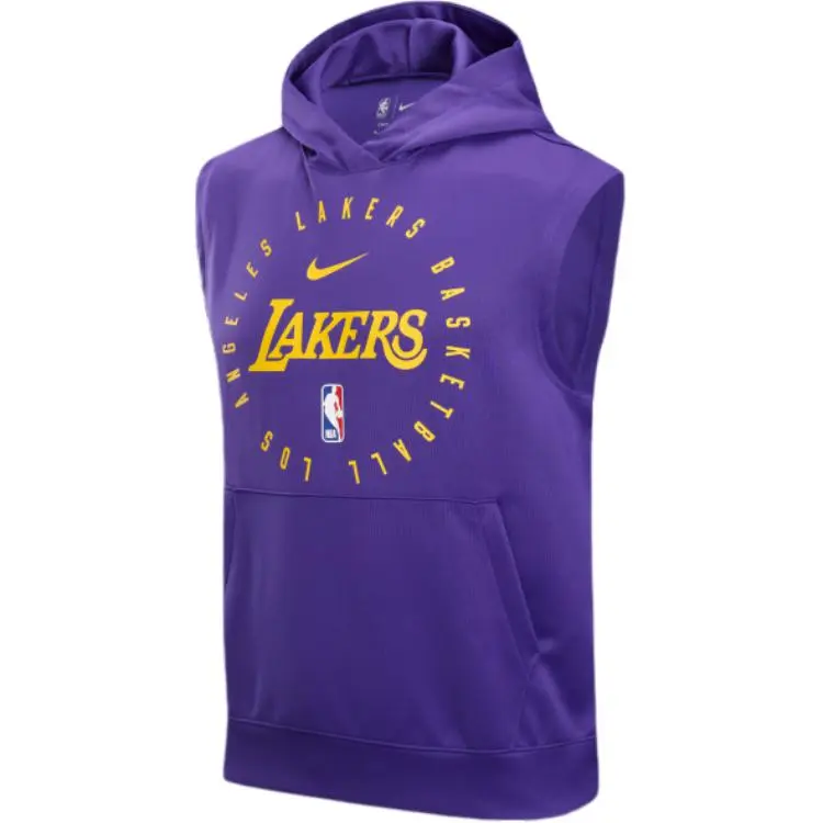 Nike DRI FIT NBA Sweatshirt Men's Allover Purple/Amarillo Yellow