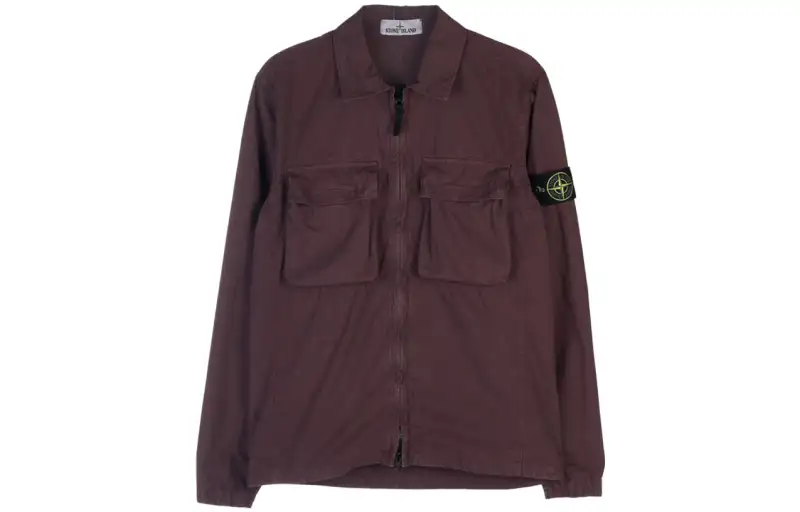 STONE ISLAND Shirt Men's Burgundy