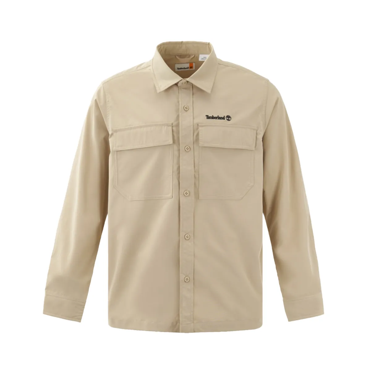 Timberland Shirts Unisex Beige Lapel Moderate Workwear