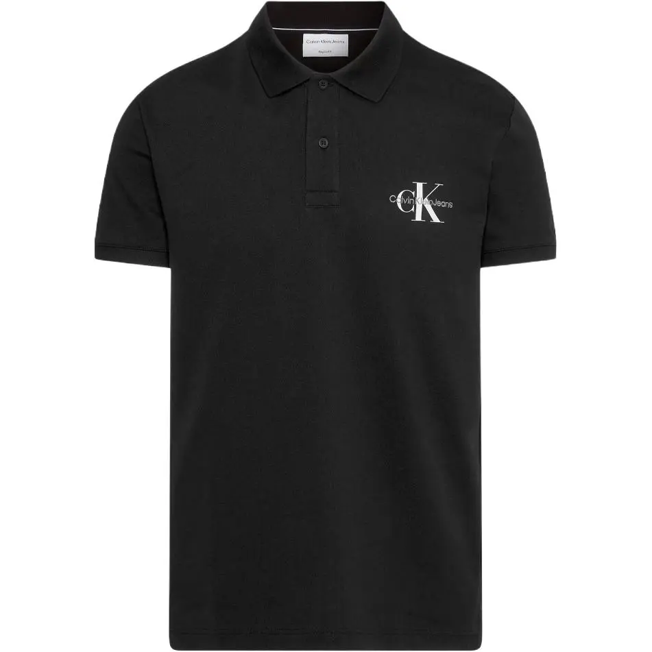 Calvin Klein logo-print cotton polo shirt