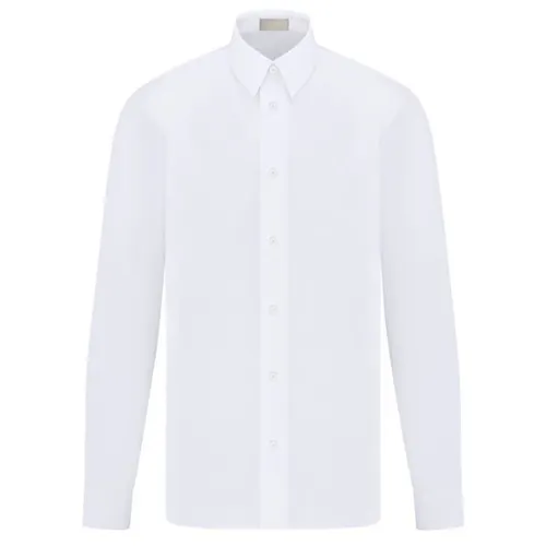 DIOR Shirts Men's White Lapel Moderate Other