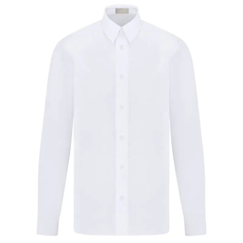 DIOR Shirts Men's White Lapel Moderate Other