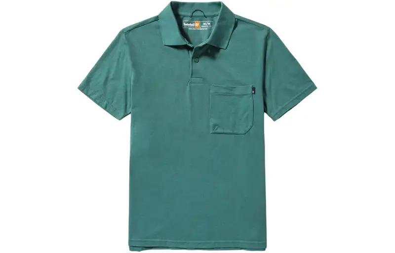 Timberland Polo Shirt Men's Blue Green