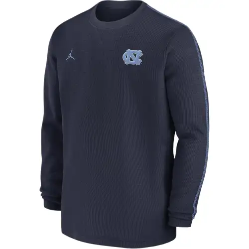 JORDAN North Carolina Tar Heels Sideline Coach Men's JORDAN College Long-Sleeve Top