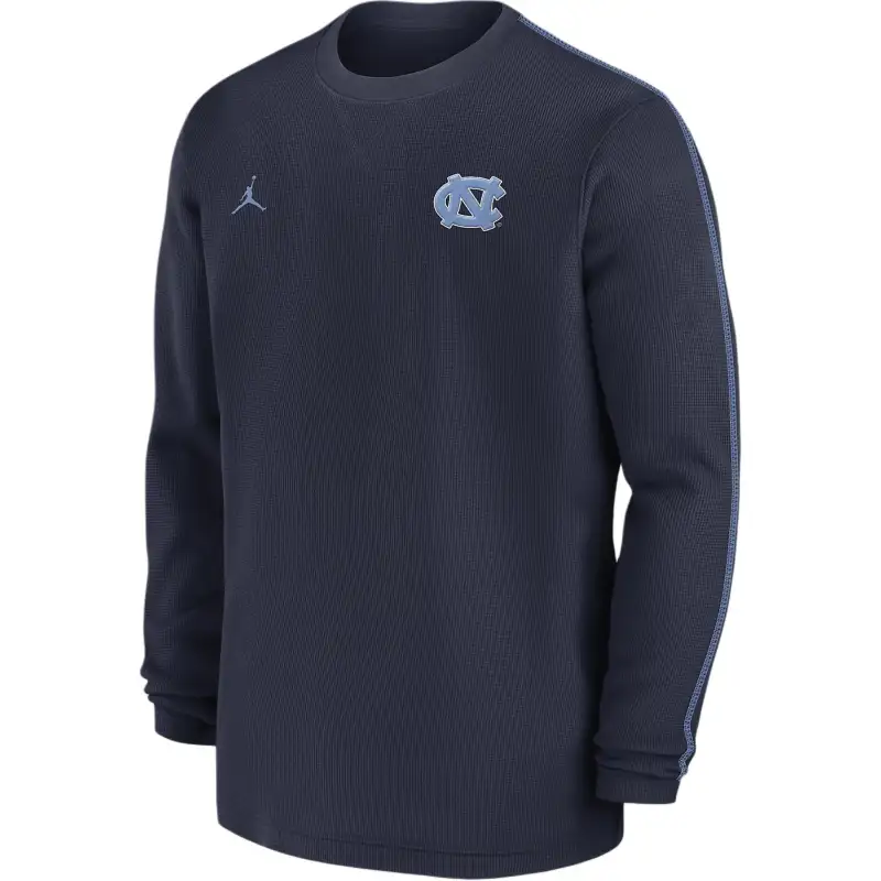 JORDAN North Carolina Tar Heels Sideline Coach Men's JORDAN College Long-Sleeve Top