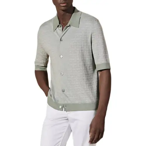 HERMES SS24 Shirt Men's Sage Green