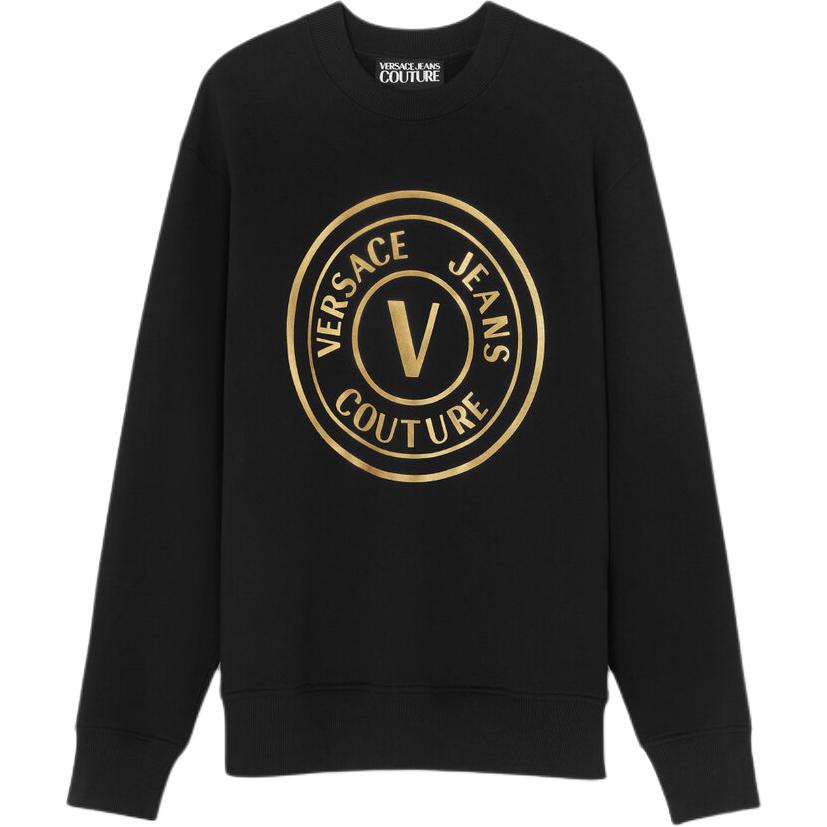 Мужской свитшот Versace Jeans Couture Logo (черный)