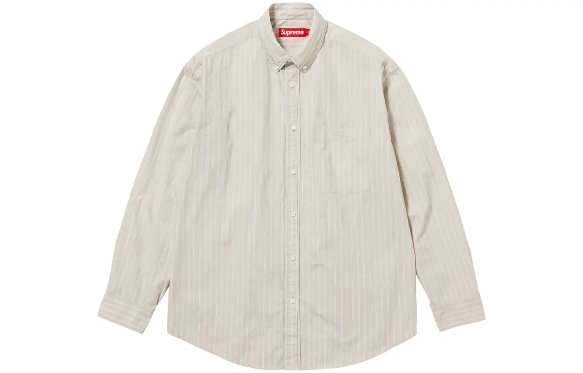 Supreme Loose Fit Stripe Shirt
