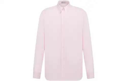 DIOR Shirts Men's Pink Pointed Collar Moderate Other