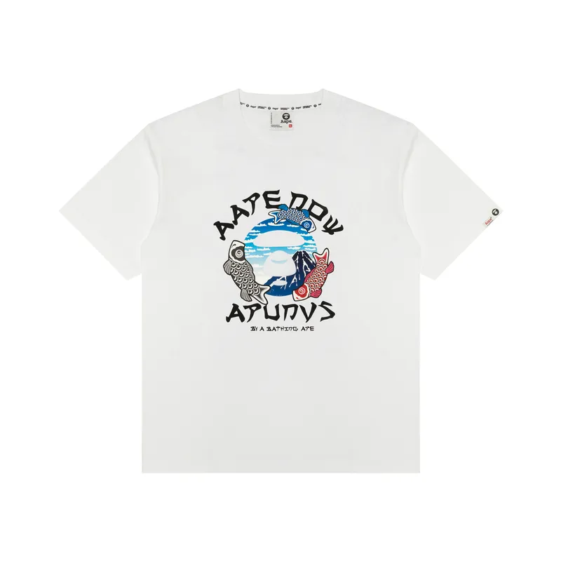 Aape By *A Bathing APE® Logo print T Shirt