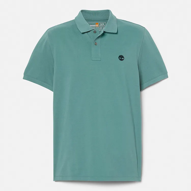 Timberland Polo Shirt Men's Blue Green