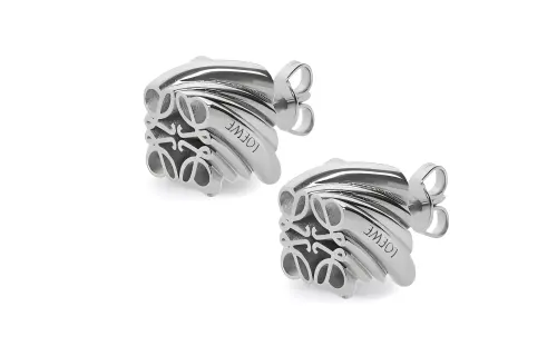 LOEWE 925 Sterling Silver Earrings Women's Silver