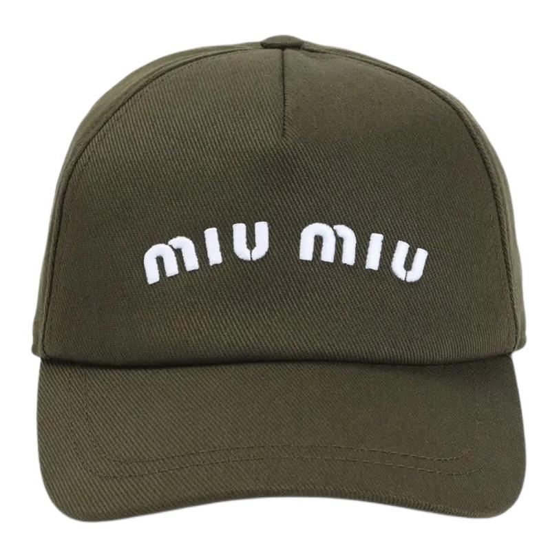 Женские очки MIU MIU Cotton Cap (зеленые)