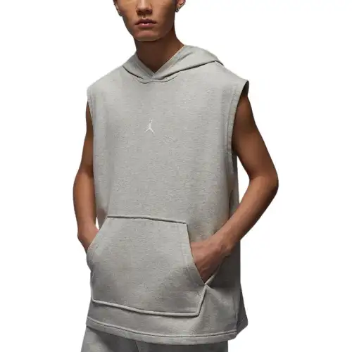 Jordan Sport Sweatshirt Men's Heather Gray/White