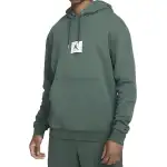 Jordan Sweatshirts Men's Green Hooded Moderate Regular