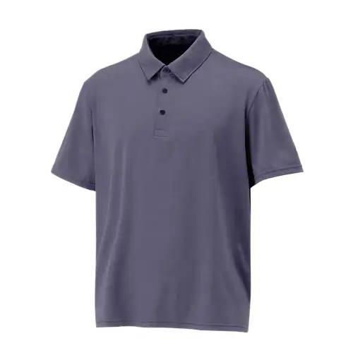 ASICS Polo Shirts Men's Indigo Polo Collar Moderate Straight Fit