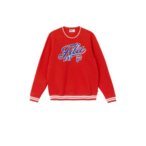 FILA Taylor Crewneck Sweatshirt Men's Fire Red 625