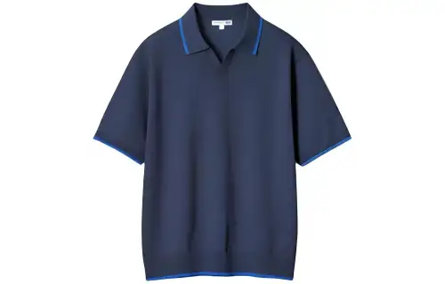 UNIQLO Jw Anderson Co Branded Series Polo Shirt Men's Dark Blue