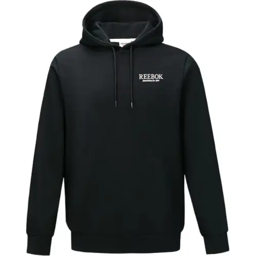 Reebok Sweatshirts Unisex Black Hooded Moderate Other